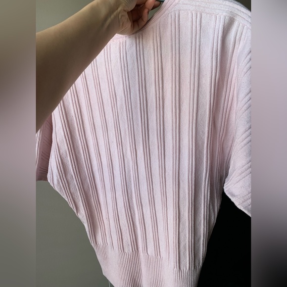 Boat Neck Batwing Wool Blend Sweater, S - Picture 14 of 16